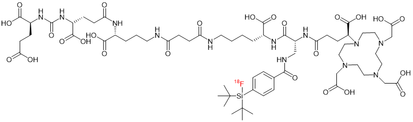 Chemical Structure of Flotufolastat F 18