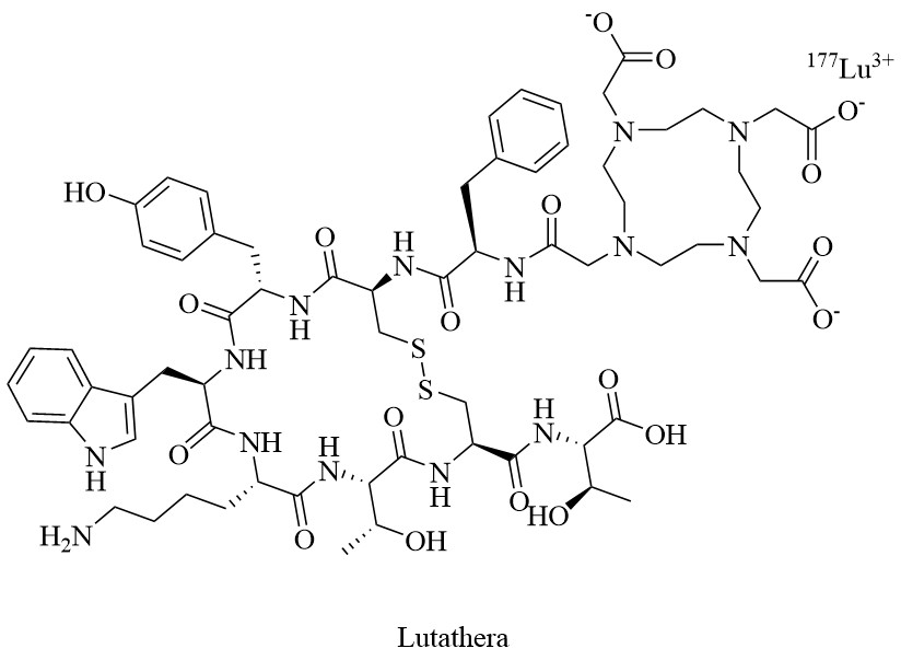 Fig.1 Diagram of the chemical structure of Lutathera.