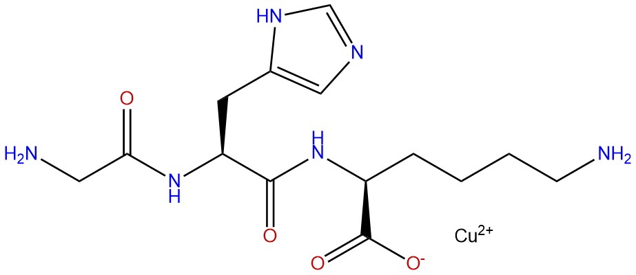 Fig.1 Chemical structure of GHK-Cu.