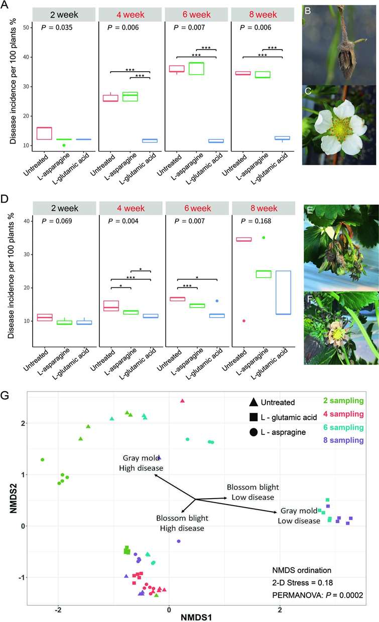 Changes in microbial community structure coincident with glutamic acid(Glu) treatment.