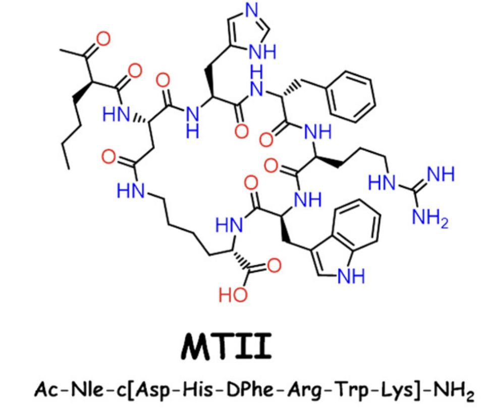 Structure of melanotan II
