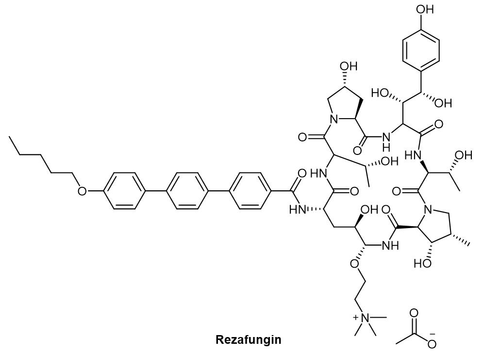 Structure of Rezafungin