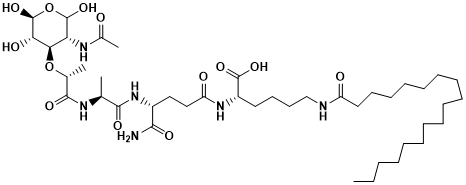  Molecular structure of dalbavancin (Liu et al. 2014)