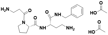 The molecular structure of Dipeptide diaminobutyroyl benzylamide diacetate