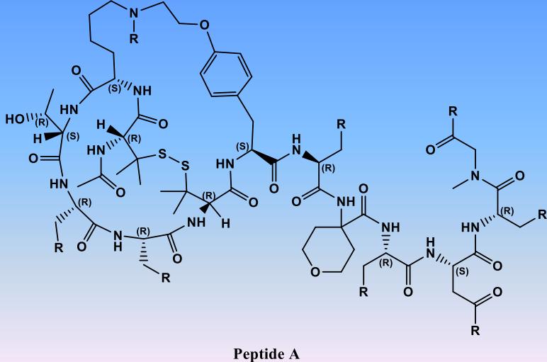 Fig. 4 A bicyclic peptide synthesized by Creative Peptides.